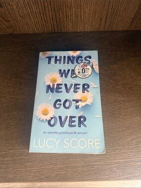 Things We Never Got Over by Lucy Score - Light Blue Floral Paperback